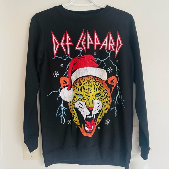 DEF LEPPARD NWT Crewneck Sweater - Picture 2 of 11
